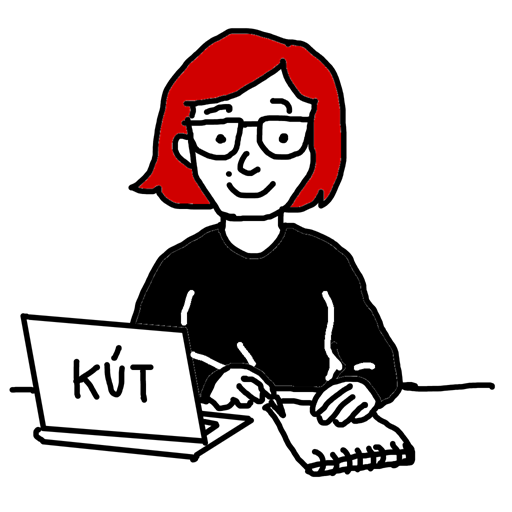 IntroGirl a laptopjánál dolgozik